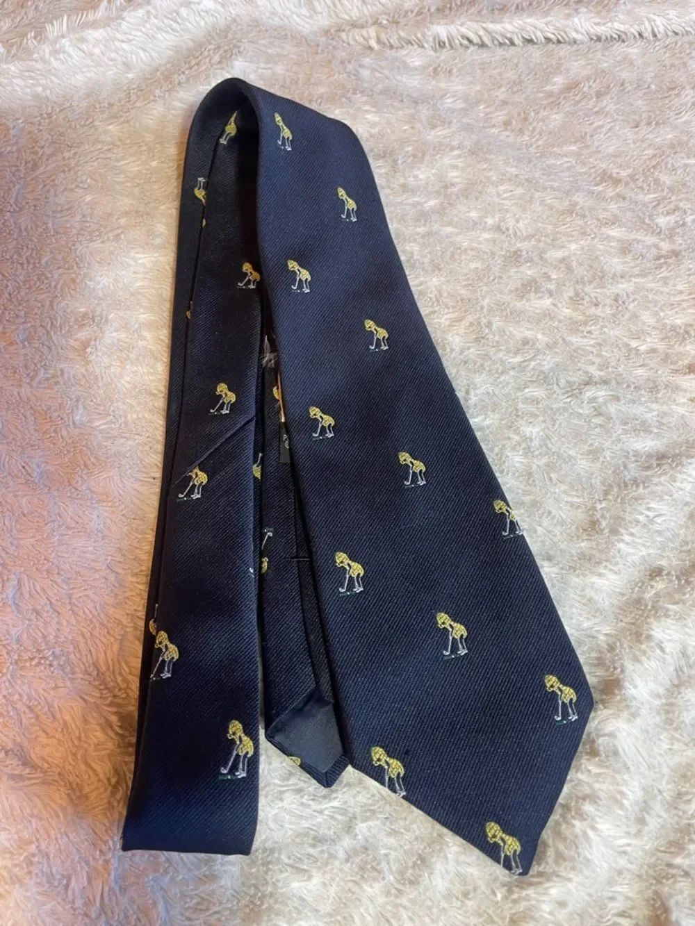 GOlf nut men’s neck tie
